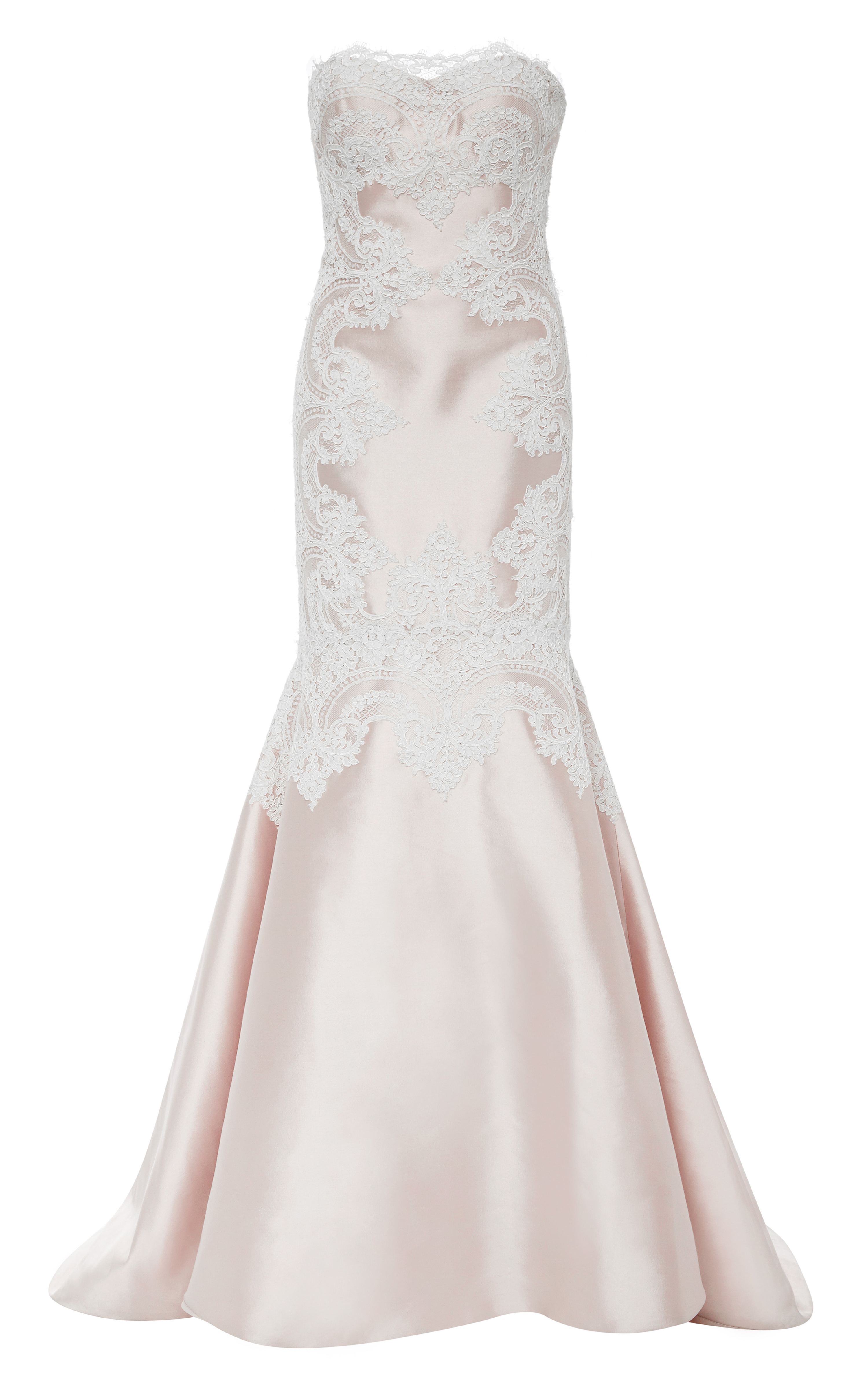 silk mermaid gown