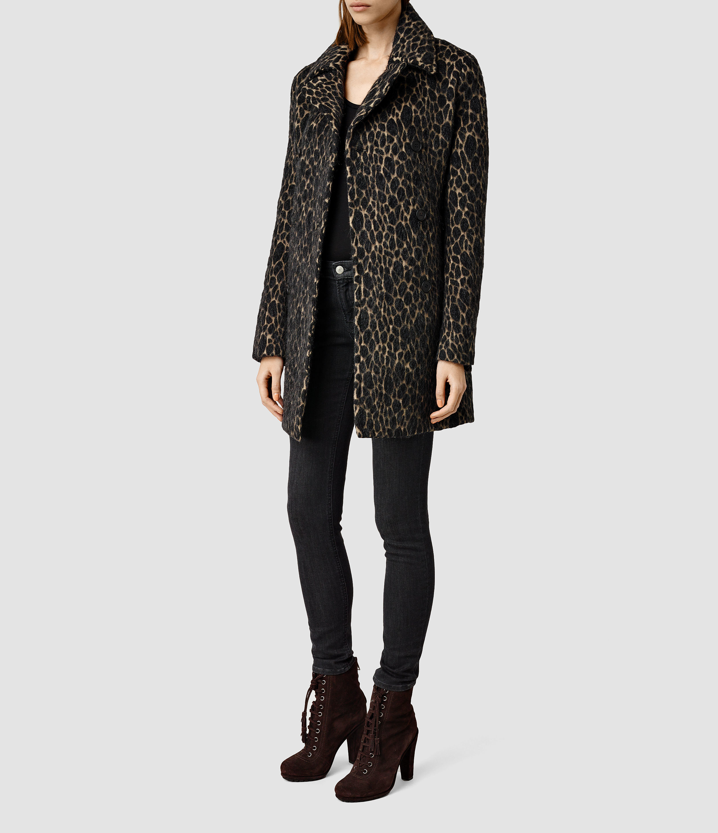 All Saints Leopard Jacket Online Sale 