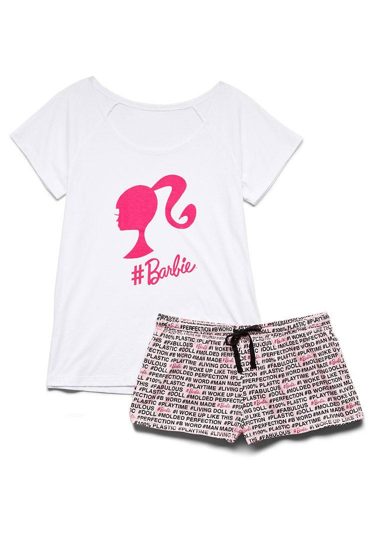 barbie pj set