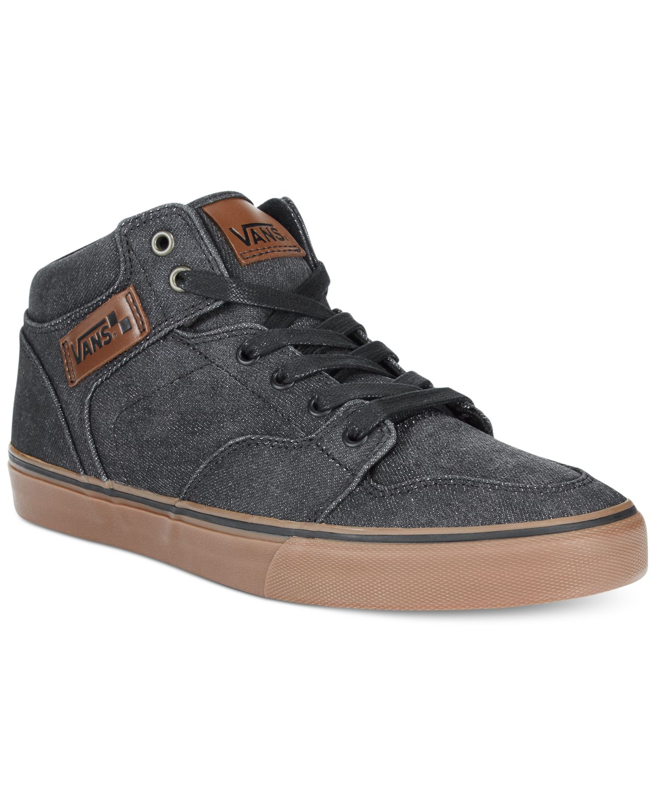 Lyst Vans Men�s Brooklyn Hitop Sneakers in Black for Men