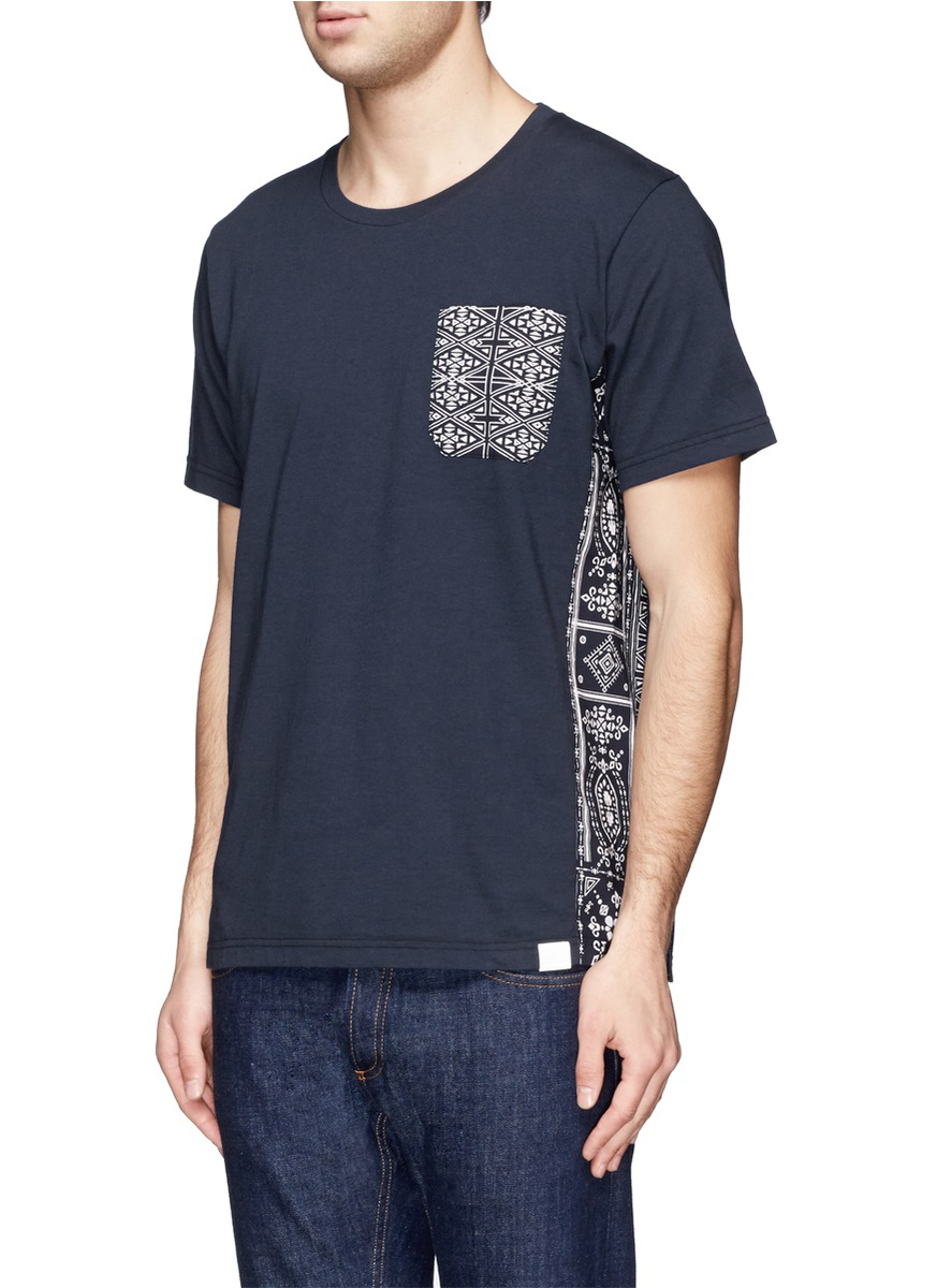 Download White Mountaineering Bandana Print Chest Pocket And Side ...