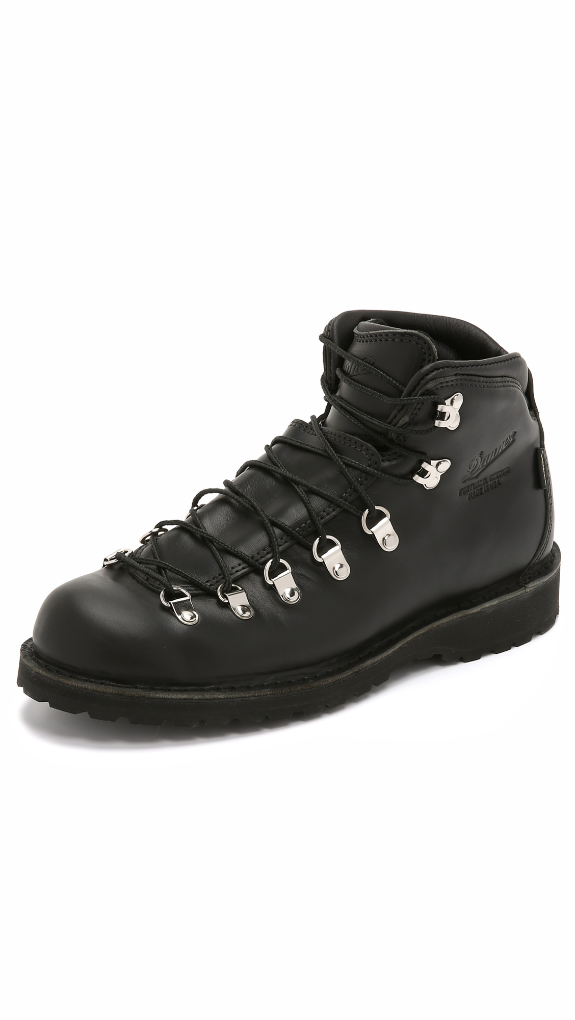 Danner Leather Mountain Pass Black Glace Boots For Men Lyst Danner Leather Mountain Pass Black Glace Boots For Men Lyst