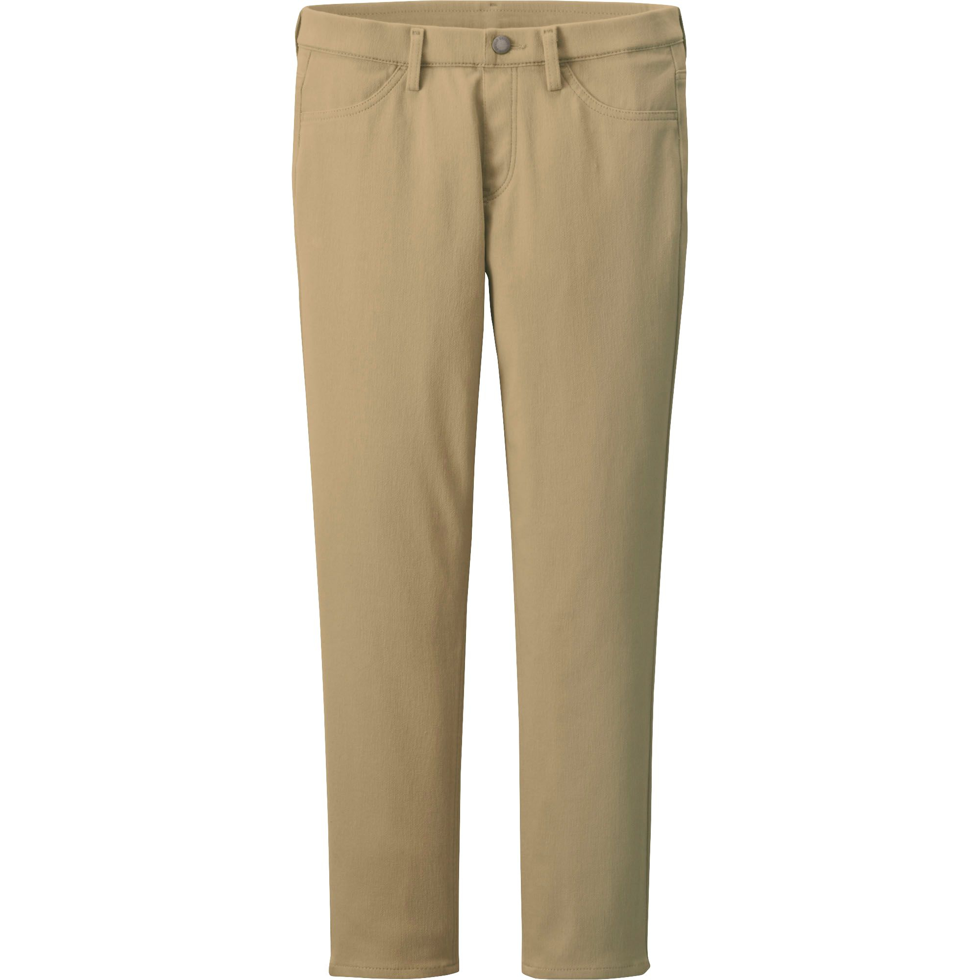Uniqlo Women Cropped Leggings Pants in Khaki Lyst