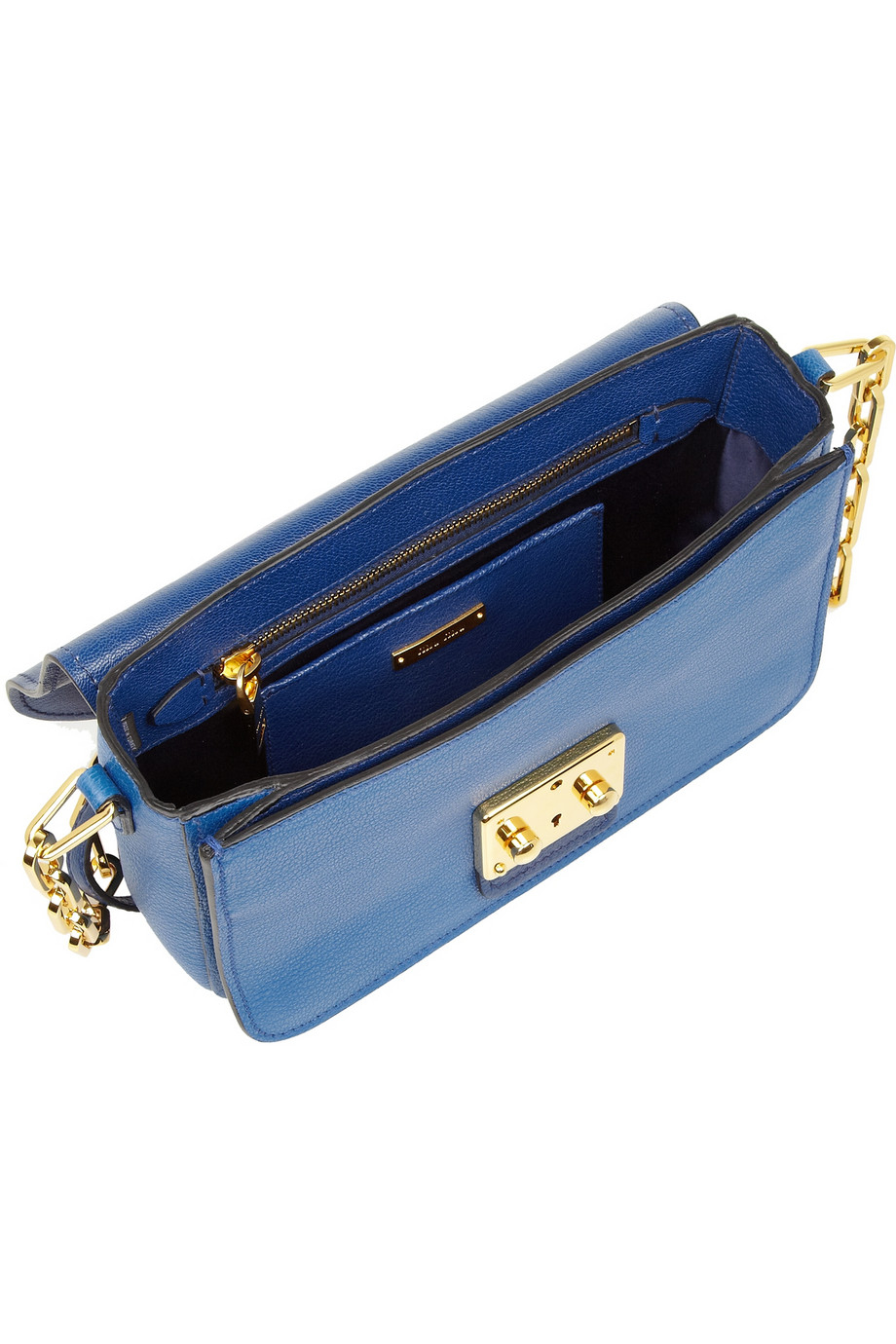 Miu Miu Two Tone Blue Madras Leather Doctor Satchel at 1stDibs