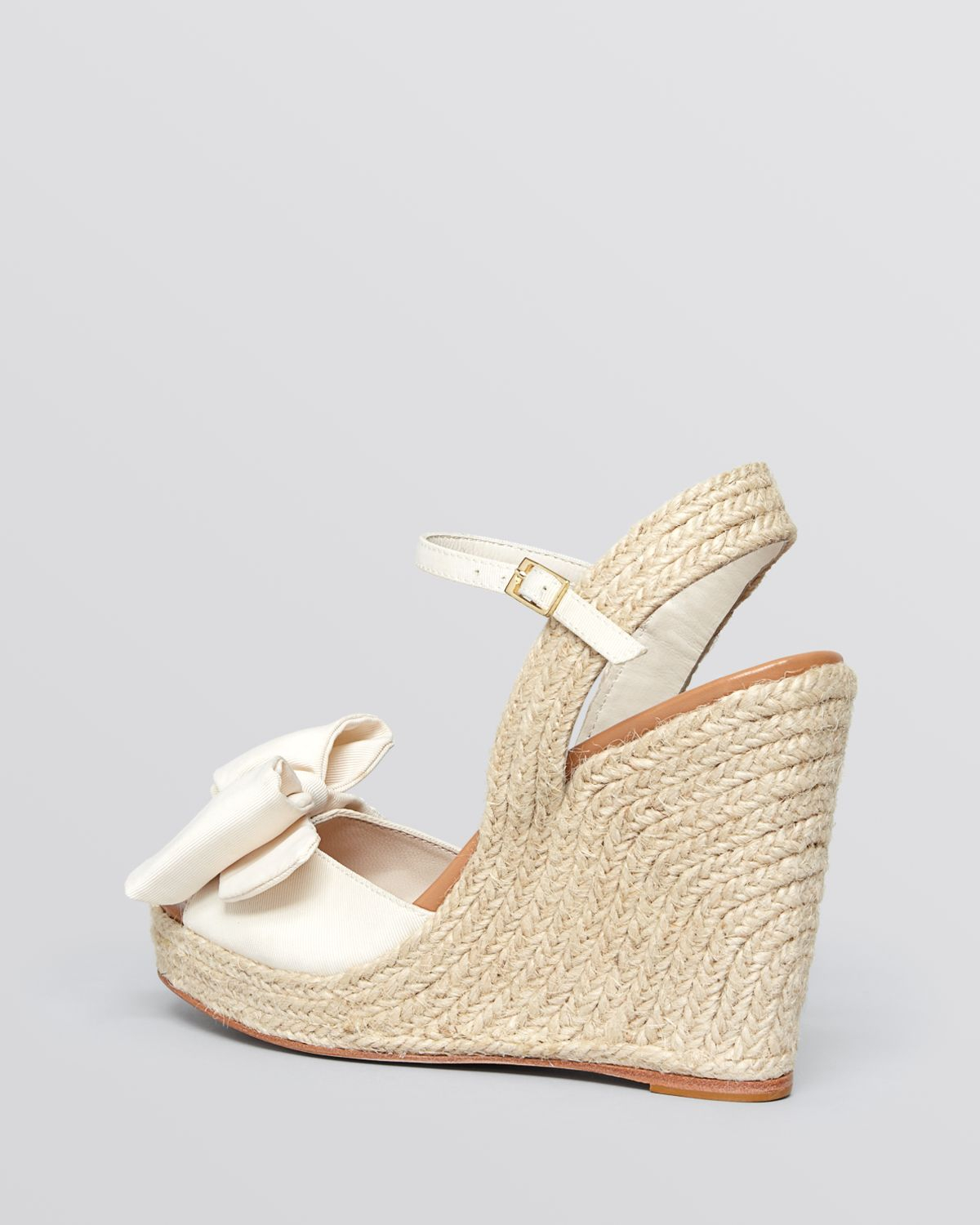 lyst kate spade new york open toe espadrille platform wedge sandals jumper in lyst kate spade new york open toe espadrille platform wedge sandals jumper in
