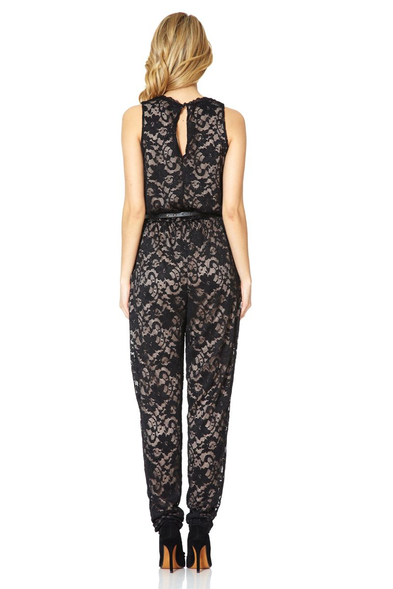 quiz lace jumpsuit