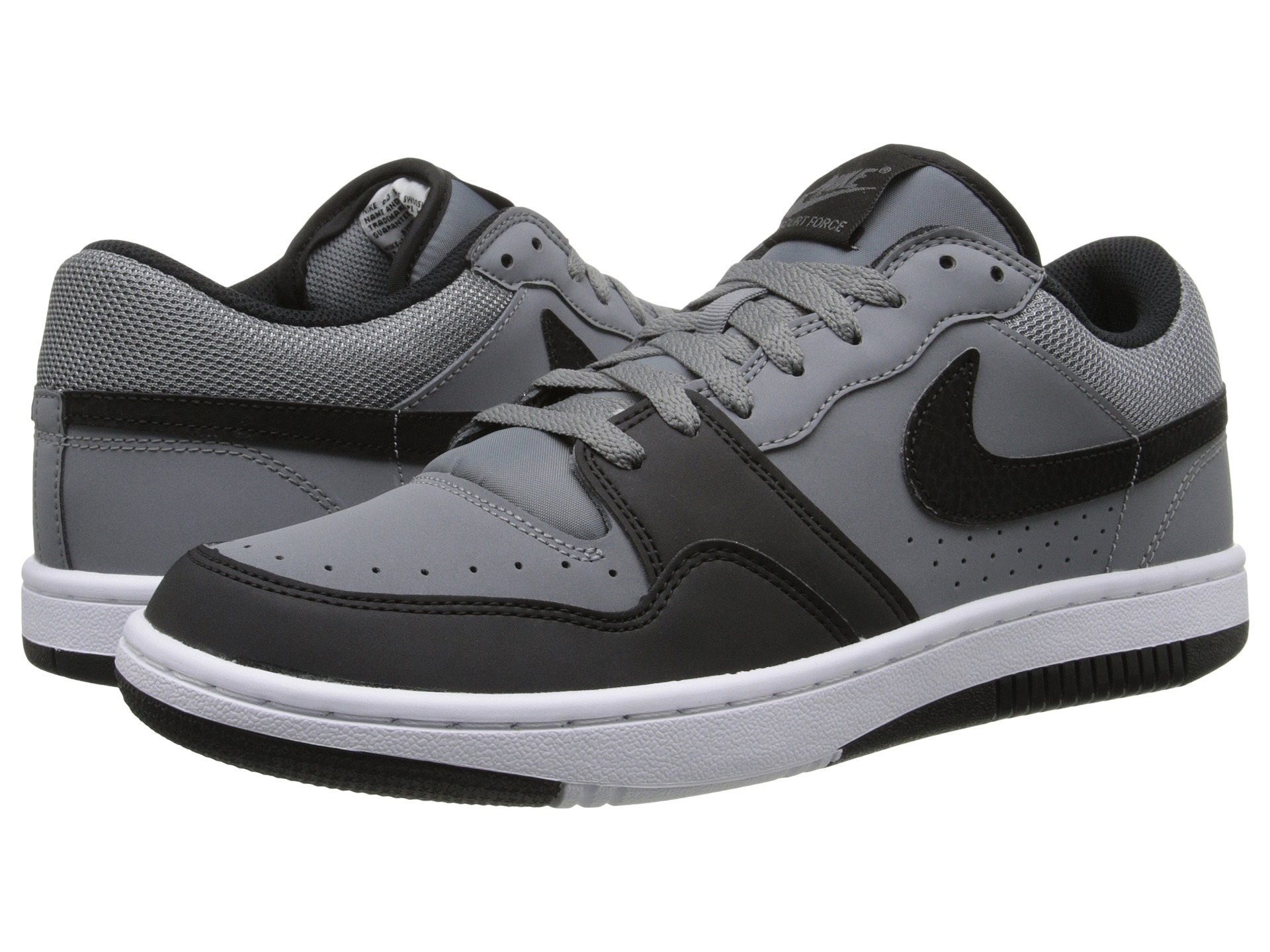 Nike Court Force Low in Cool Grey/White/Black (Gray) for Men | Lyst