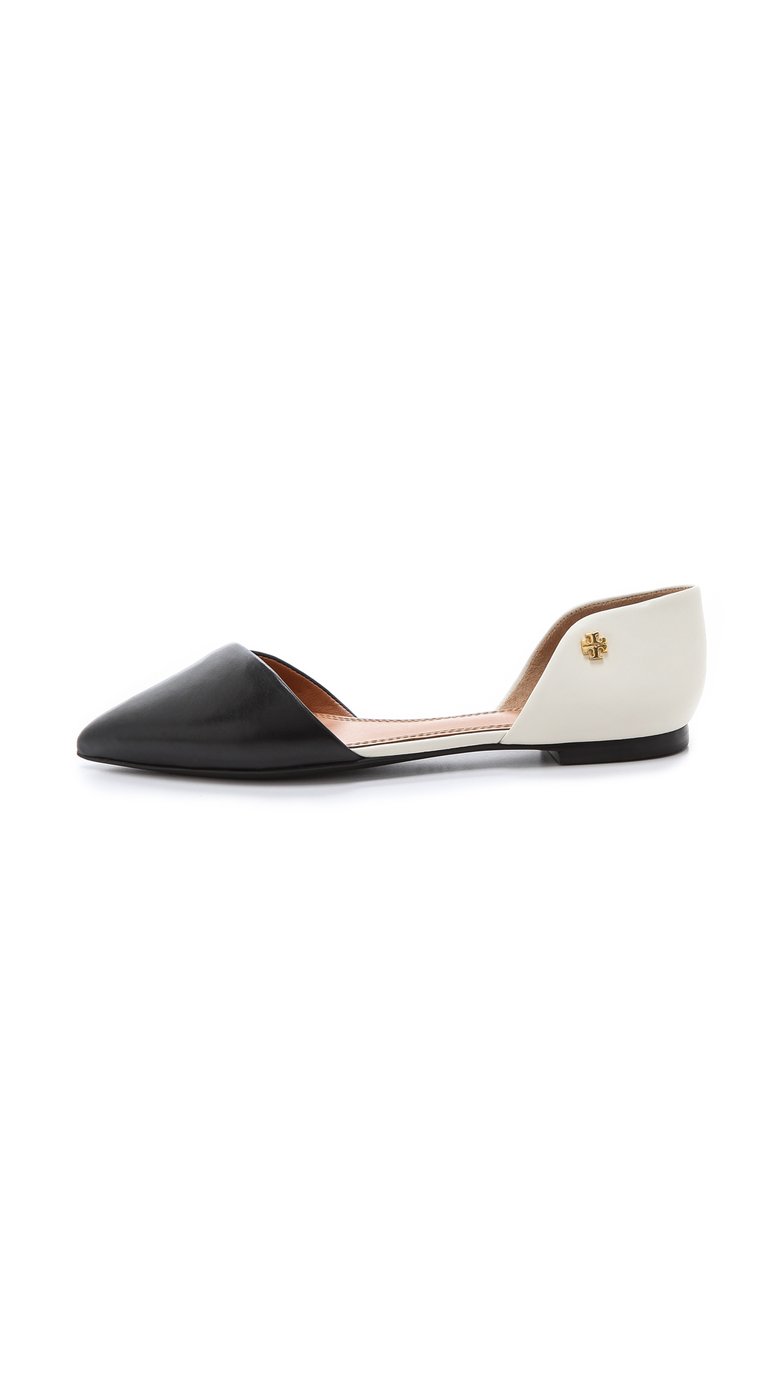 tory burch two tone flats