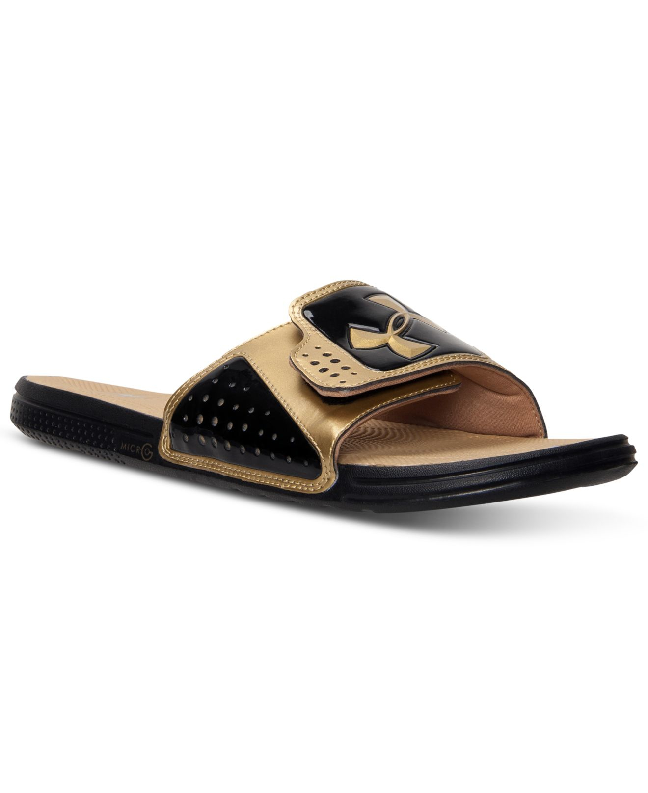 men's under armour micro g ev slide sandals