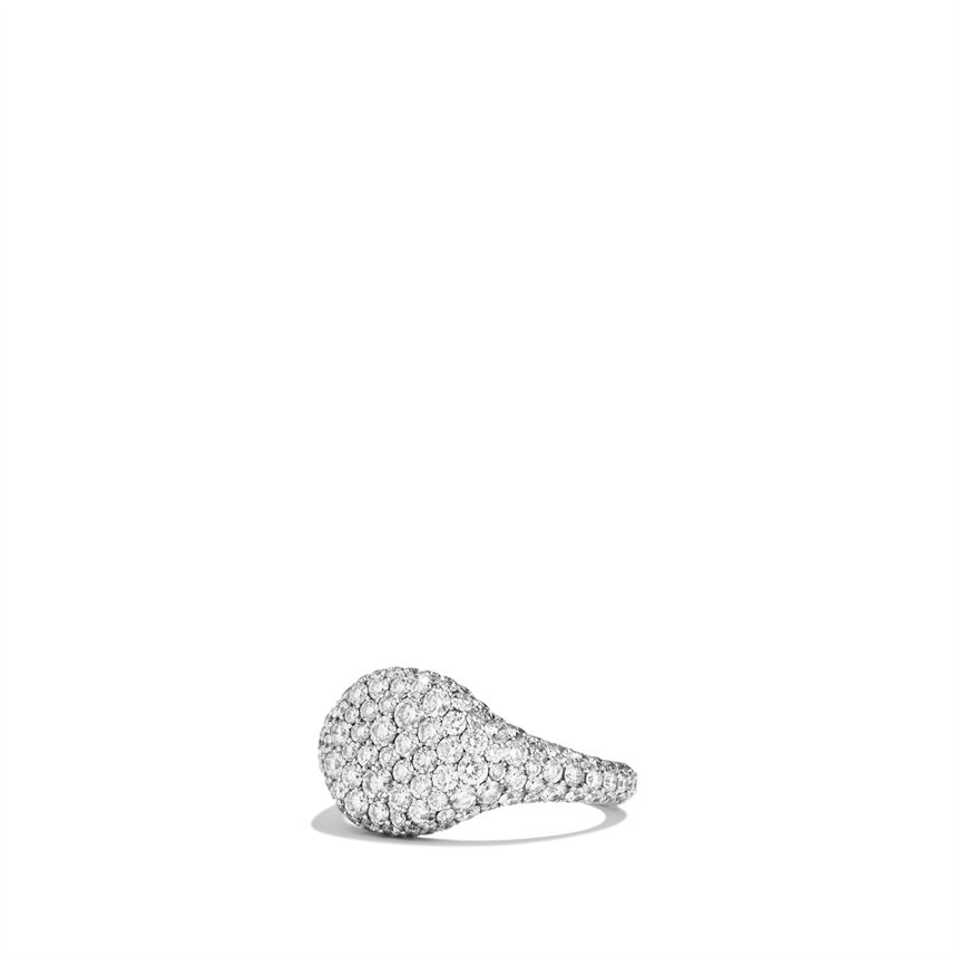 David Yurman Diamond Pinky Ring David Yurman Diamond Pinky Ring