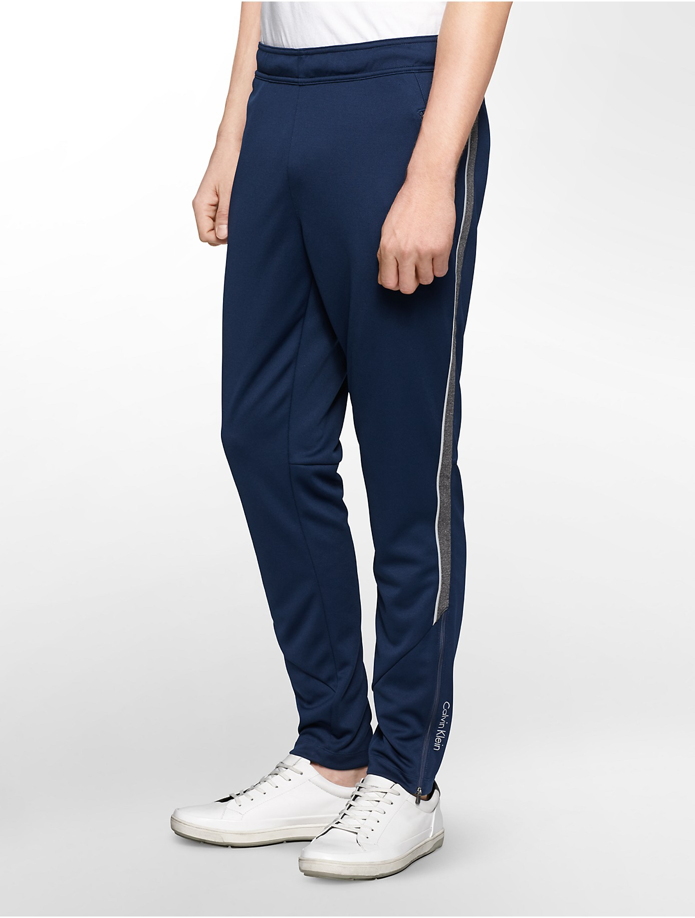 Calvin Klein White Label Performance Track Warm-up Pants in Navy (Blue) - Lyst