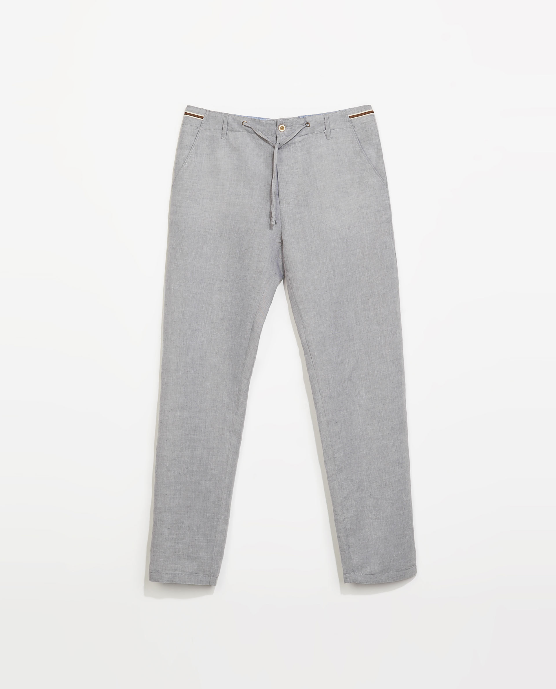 zara drawstring trousers