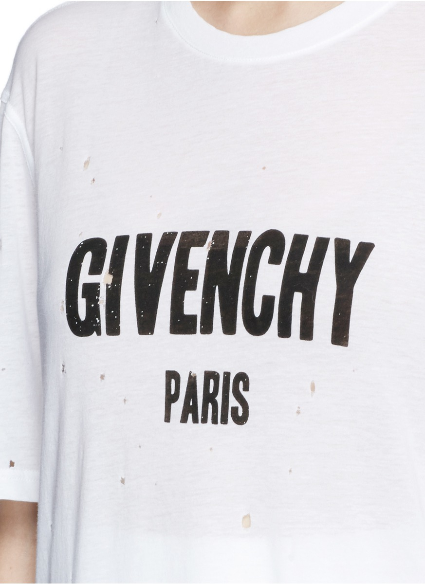 Ripped Givenchy T Shirt Outlet, 53% OFF | lagence.tv