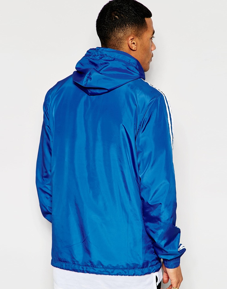 adidas Originals Synthetic Itasca Windbreaker Jacket Aj6975 in Blue for Men  | Lyst