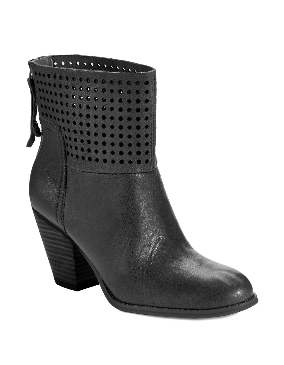 Nine West Hippy Chic Ankle Boots in Black | Lyst
