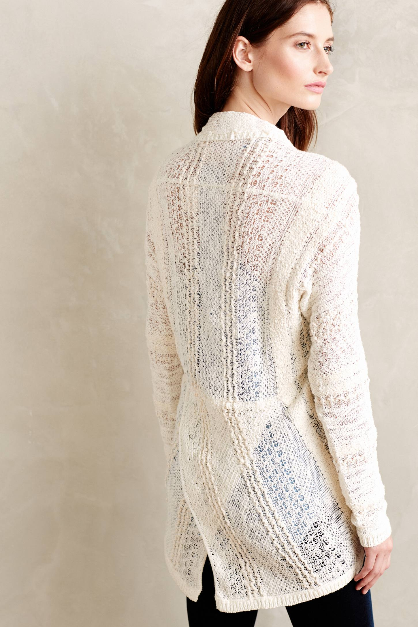 knitted & knotted cardigan