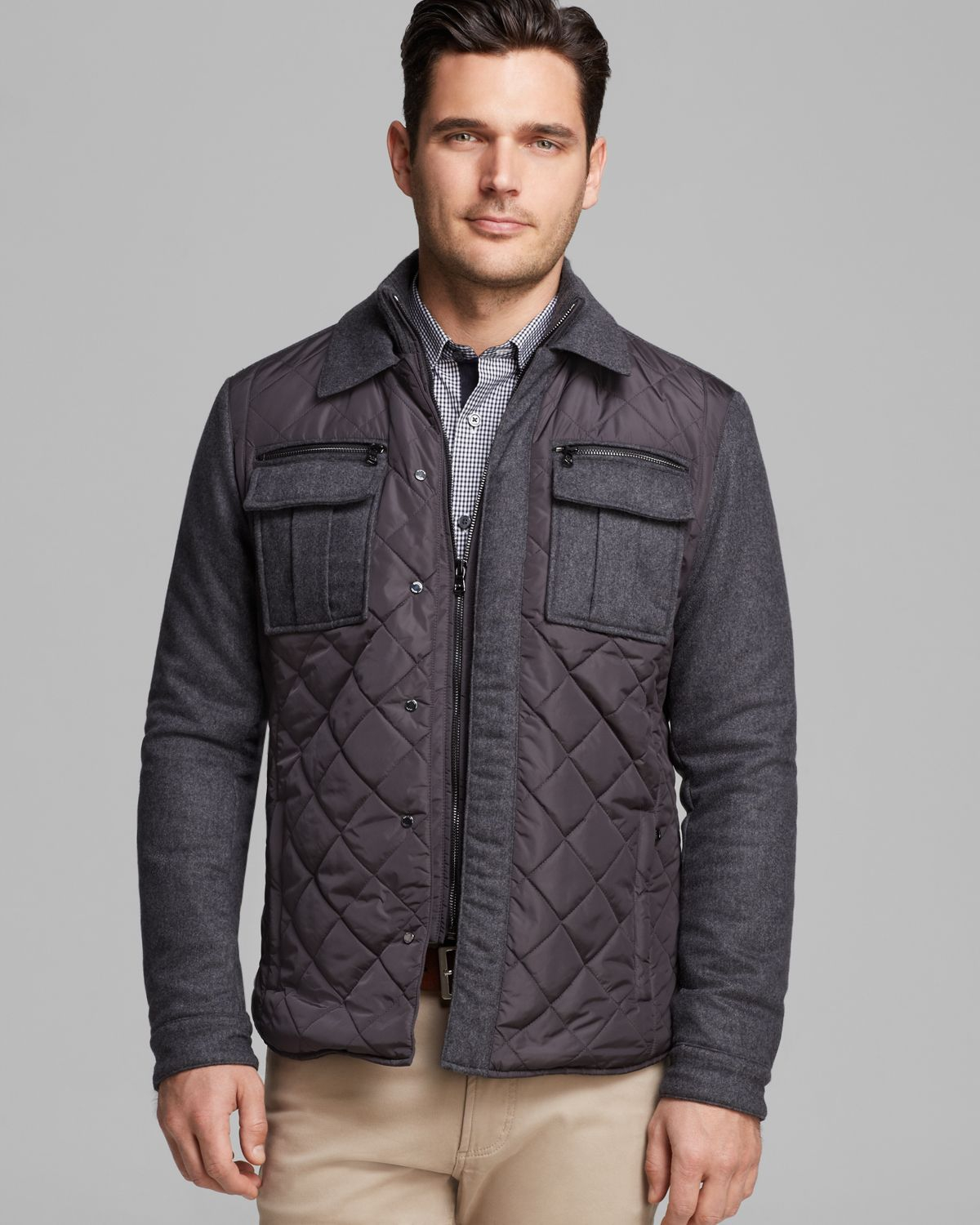 michael kors mens quilted jacket
