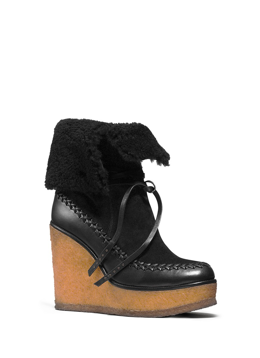coach wedge booties