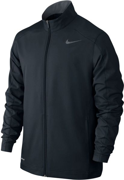 nike dri fit jacket mens black