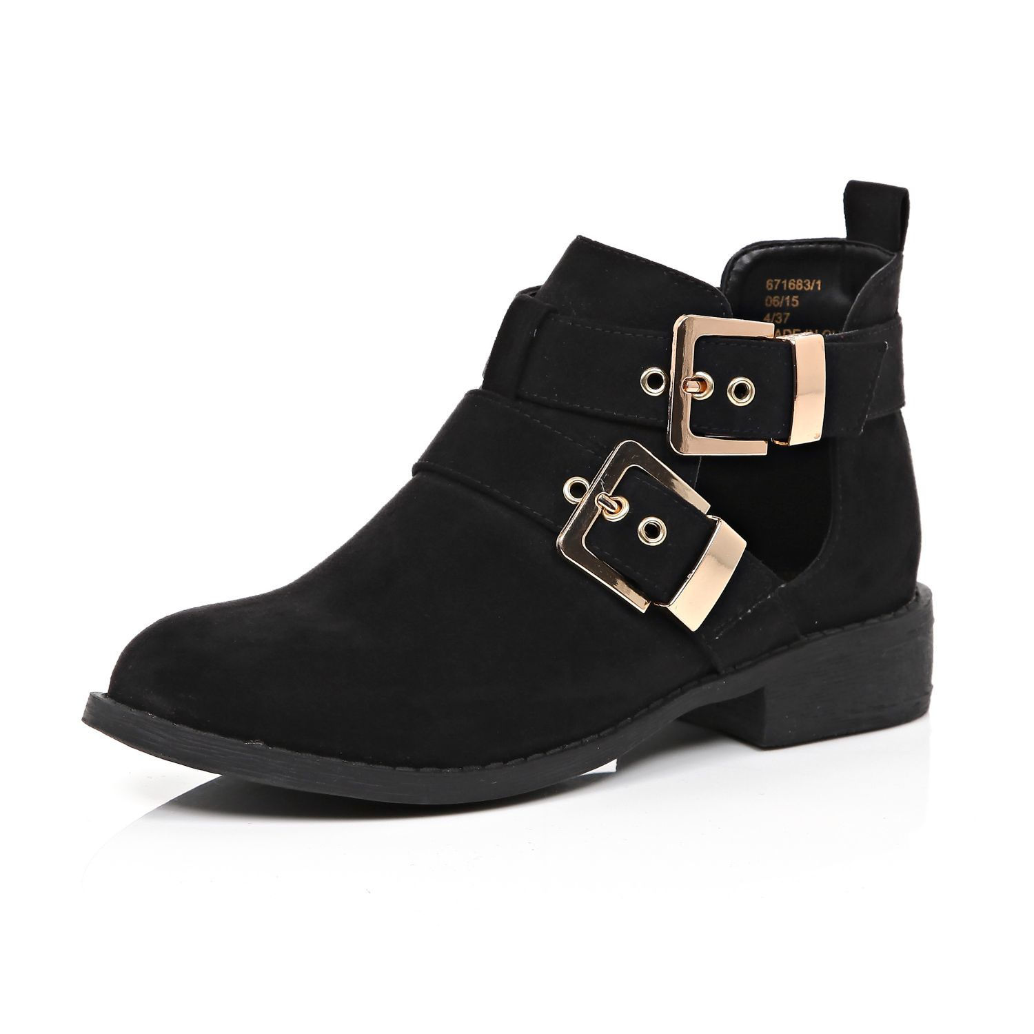 river island buckle boots