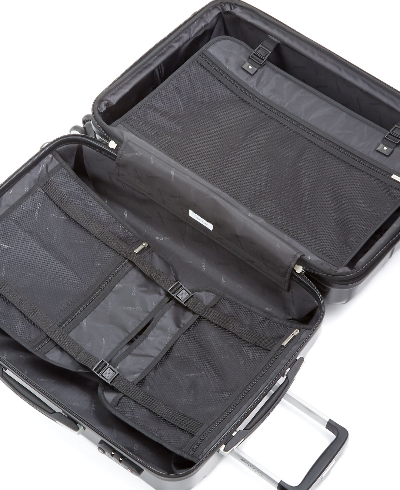 calvin klein luggage spinner