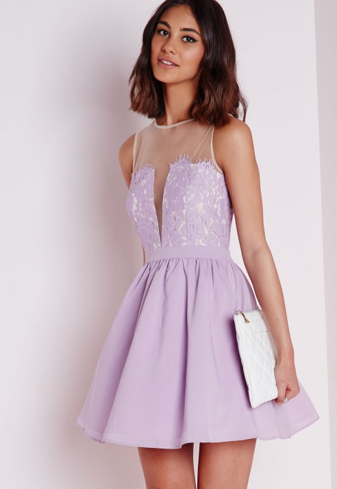 Lace puffball skater dress missguided shoes Lace puffball skater dress missguided shoes