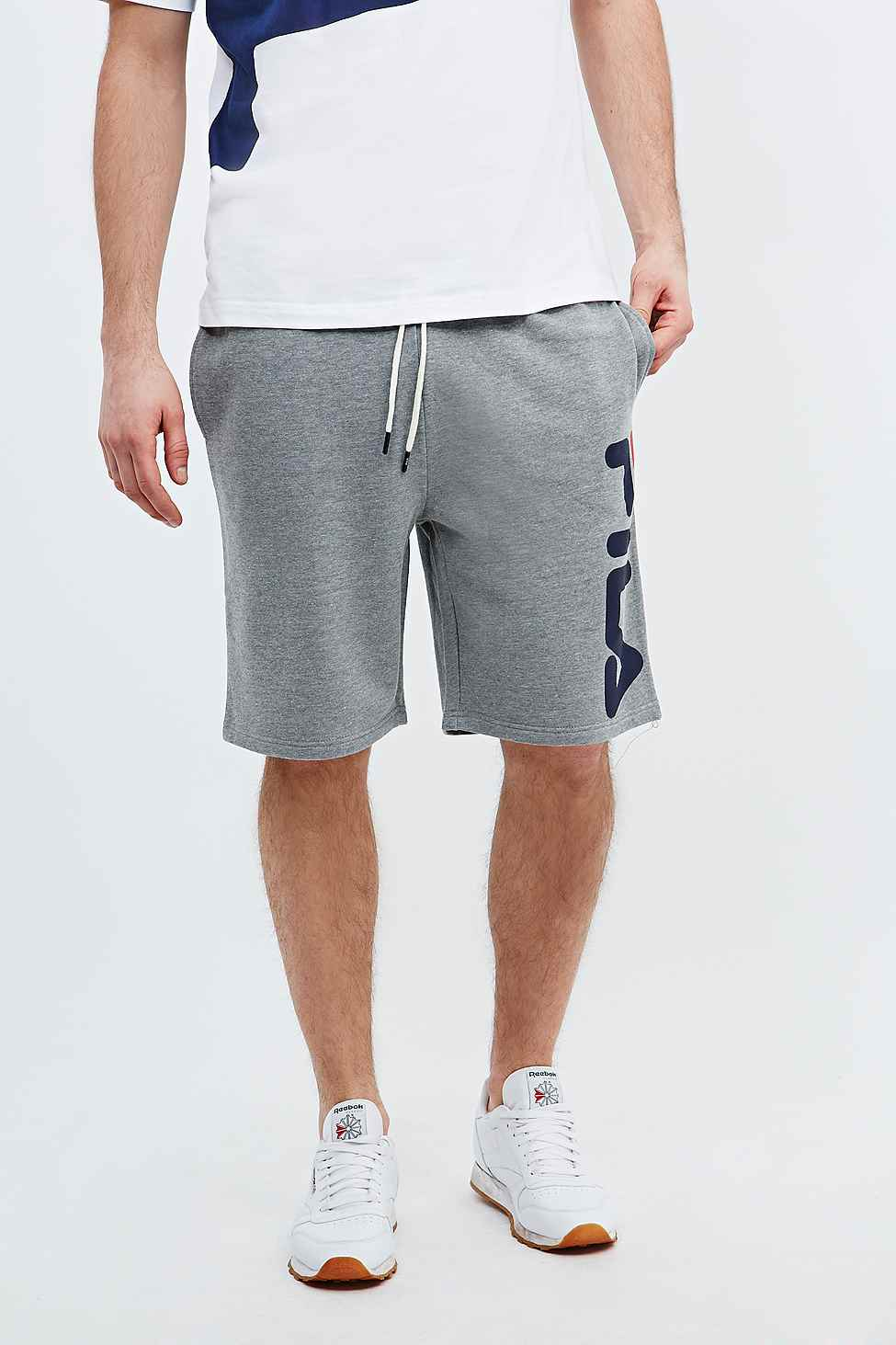 grey fila shorts