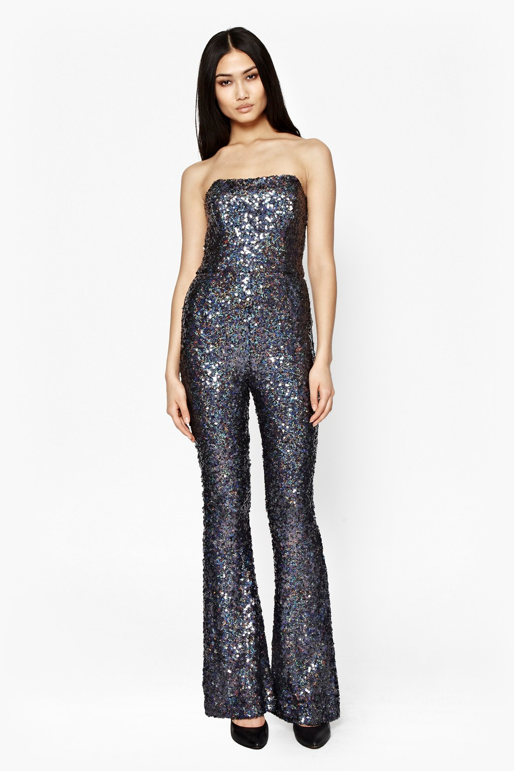 french connection sequin jumpsuit