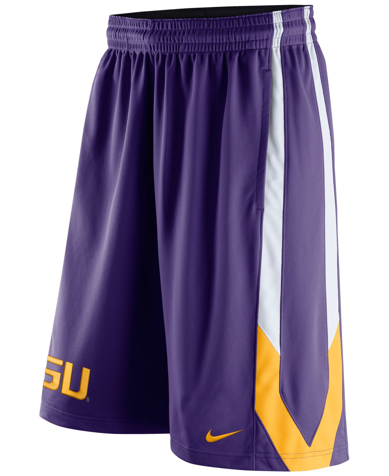 Nike Men'S Lsu Tigers Classic Basketball Shorts in Purple for Men | Lyst