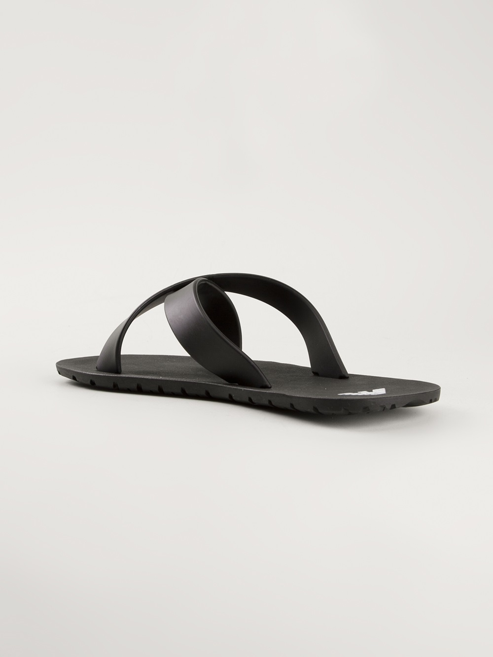 Emporio Armani Beach Sandals in Black for Men | Lyst