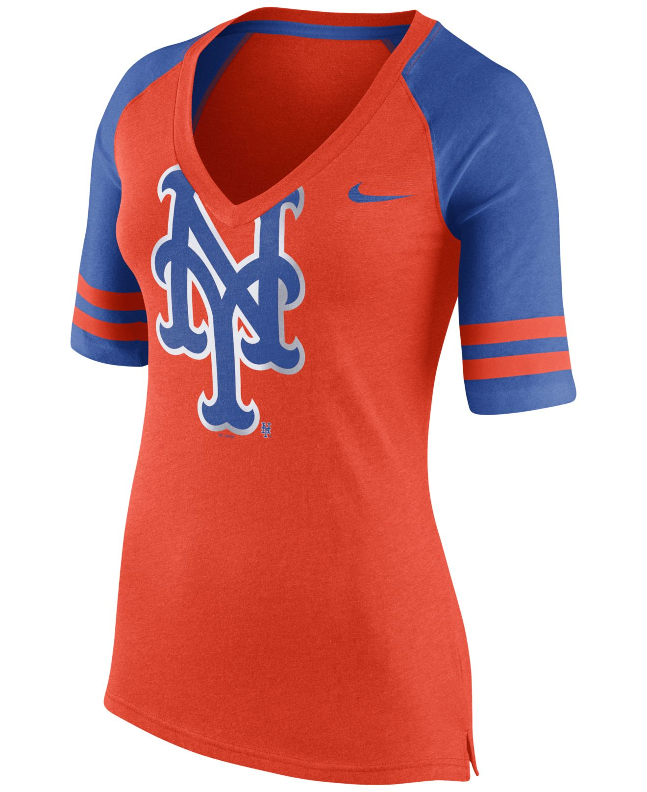 Nike Women's New York Mets Logo Fan Top Tshirt in Blue Lyst