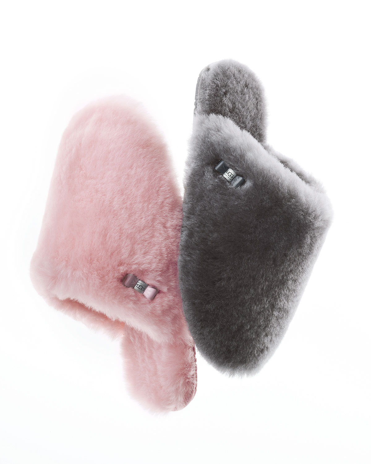 ugg fluff clog slippers
