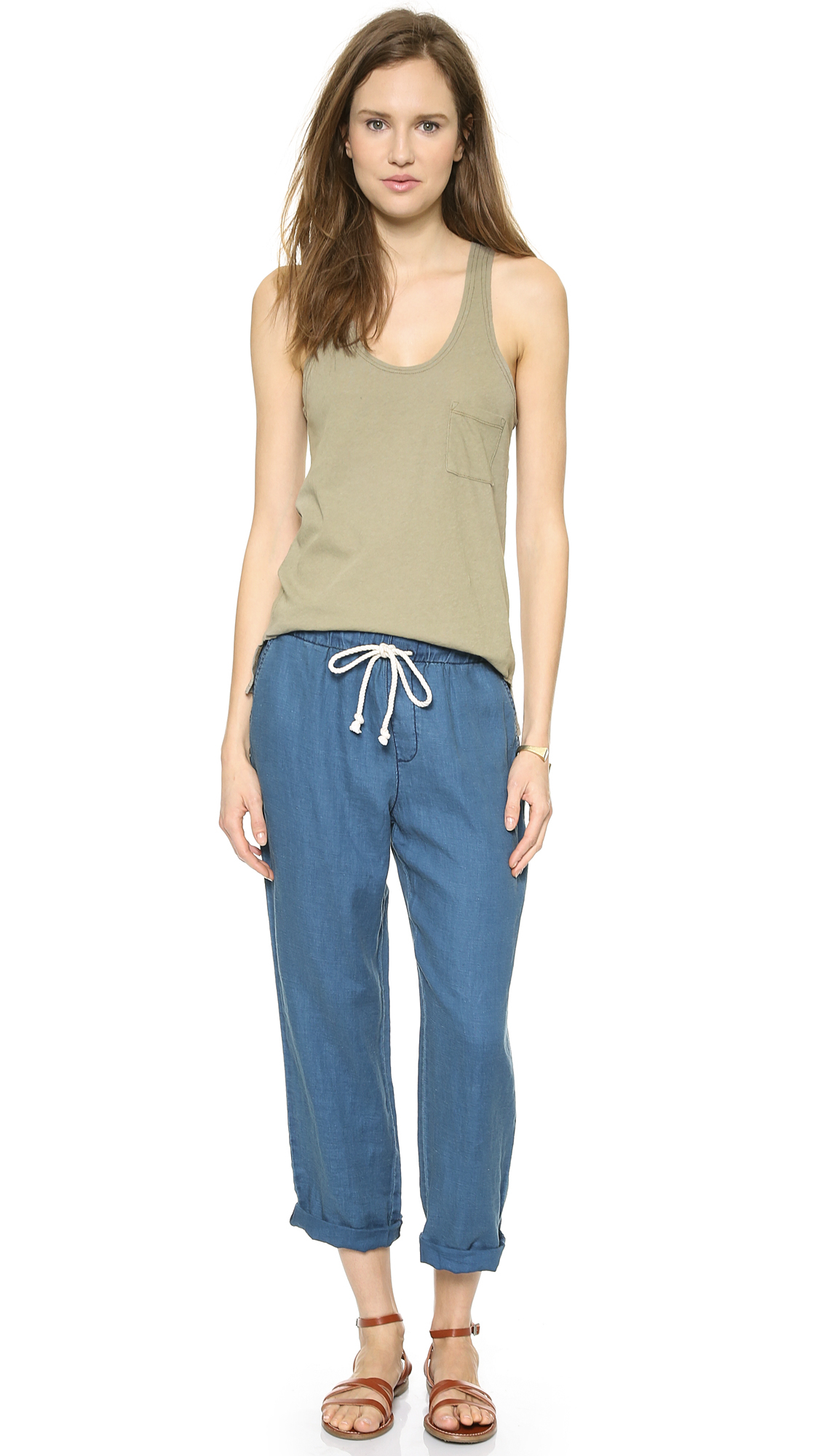 indigo behati drawstring satin mini