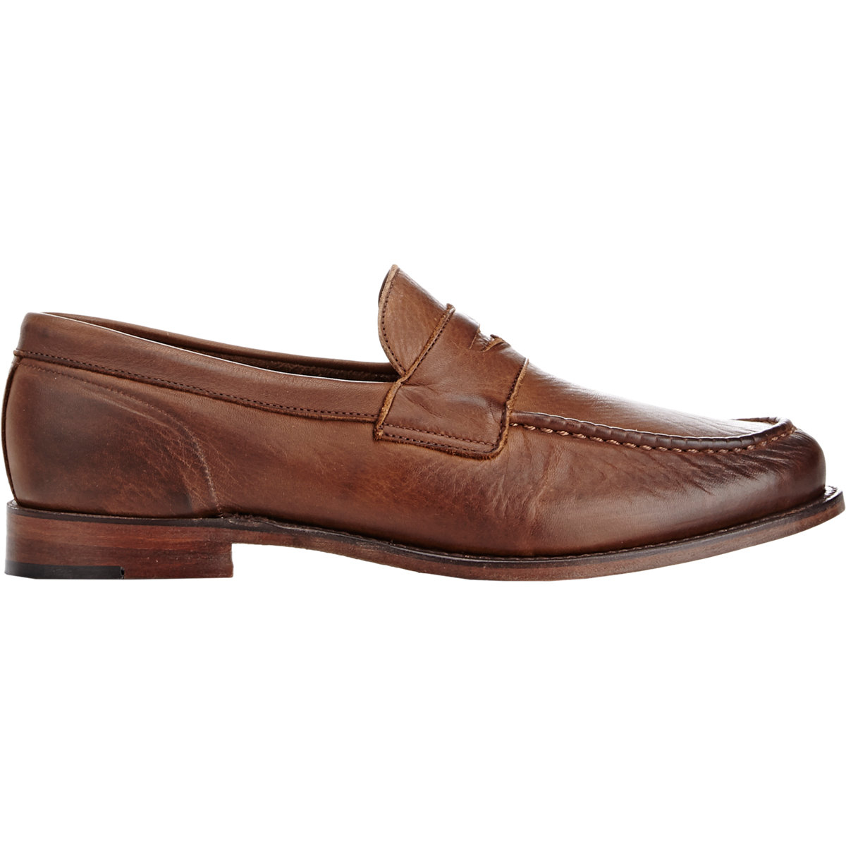 Hh brown shoe company Miles Penny Loafers in Brown for Men Lyst