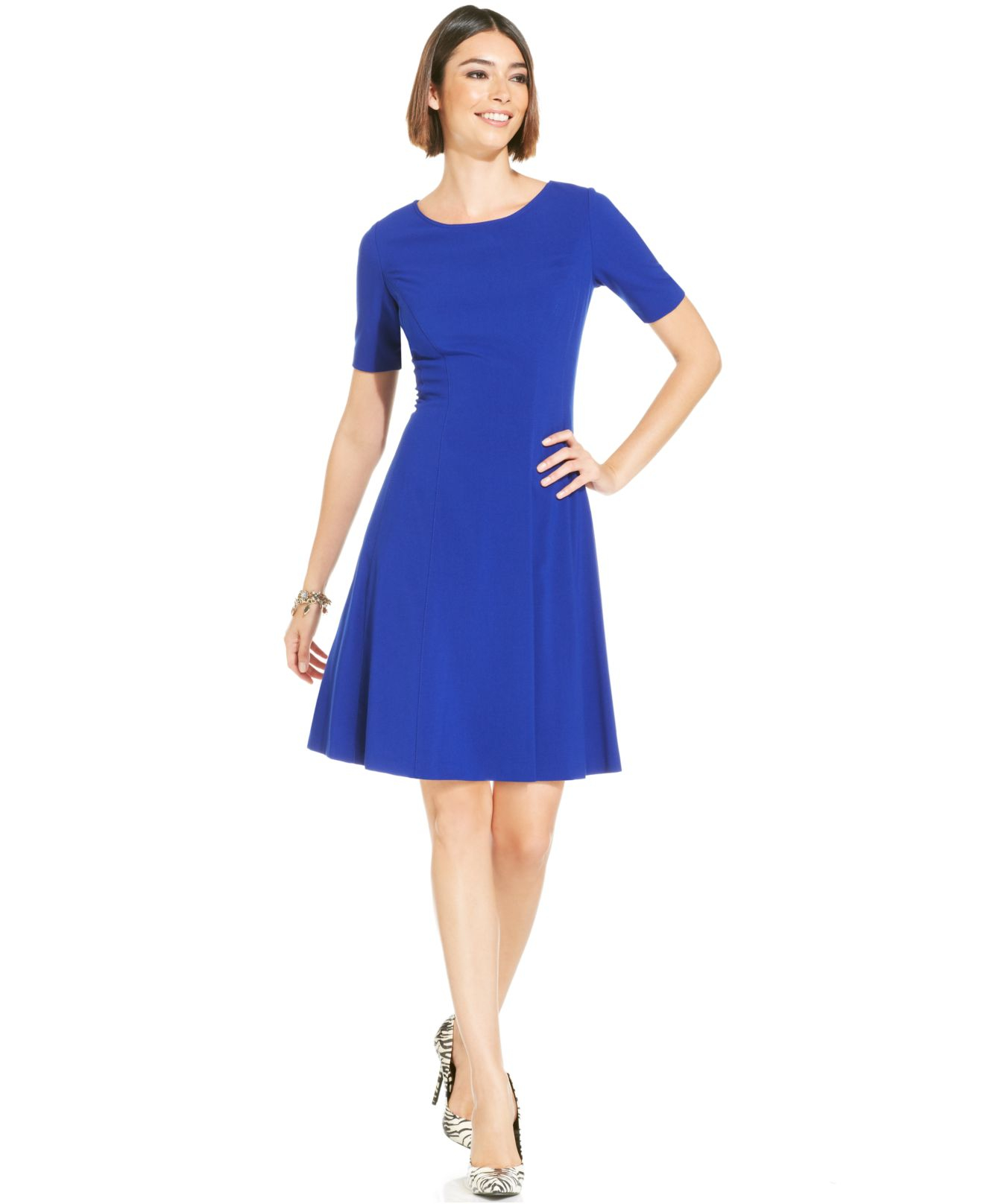 tahari a line dress