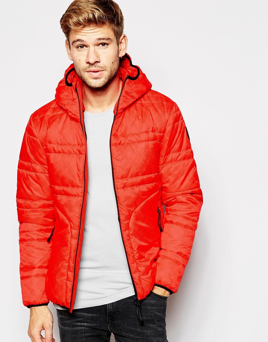replay quilted jacket