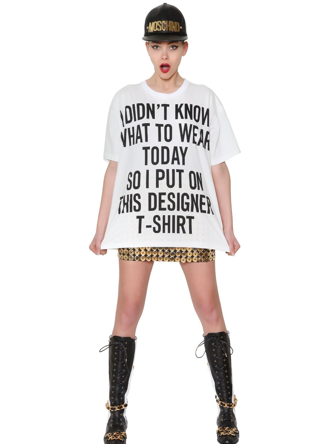 moschino oversized t shirt