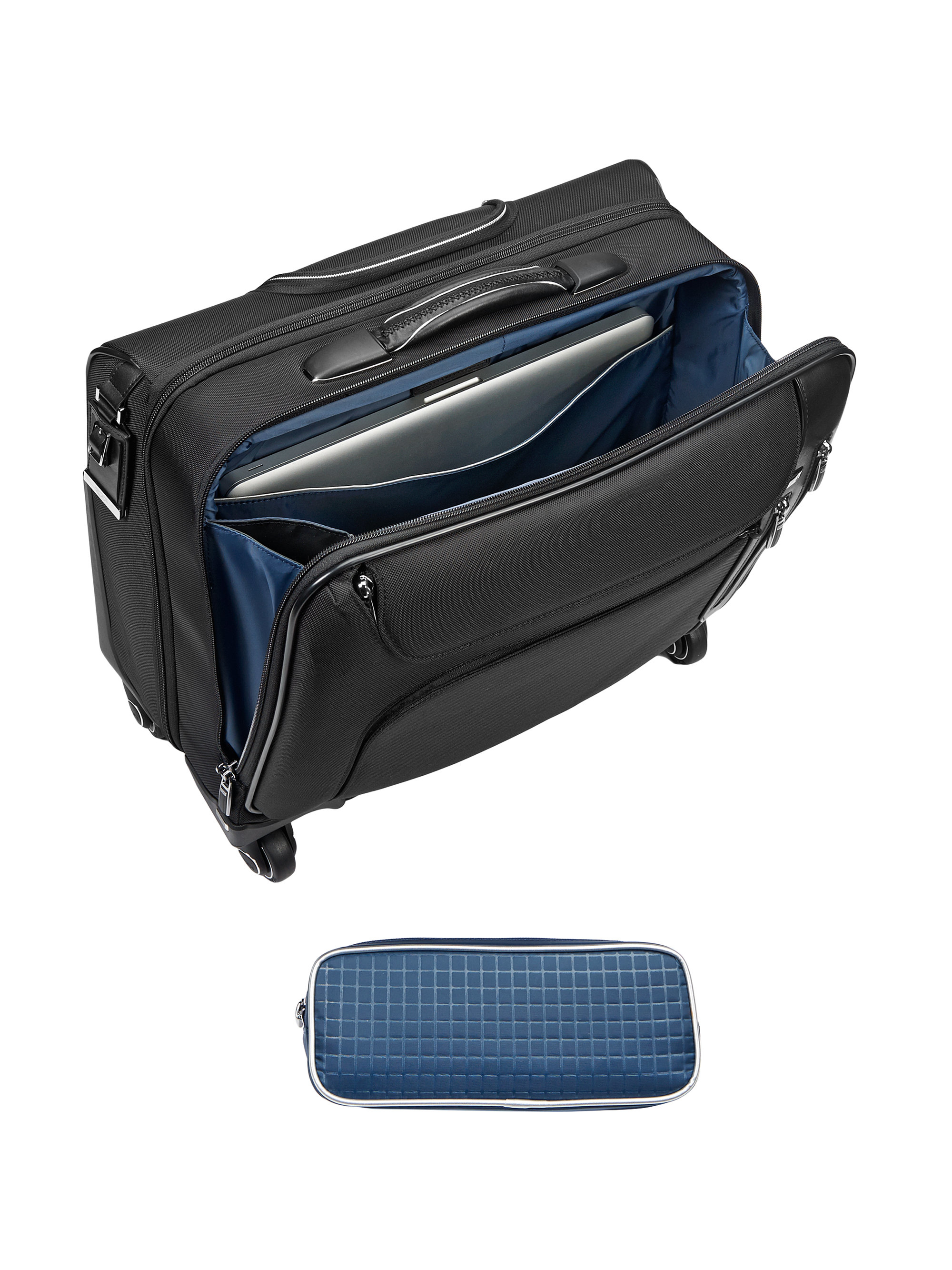 four wheeled briefcase