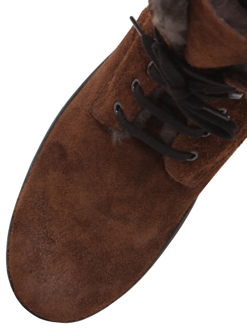 tod's shearling lined boots