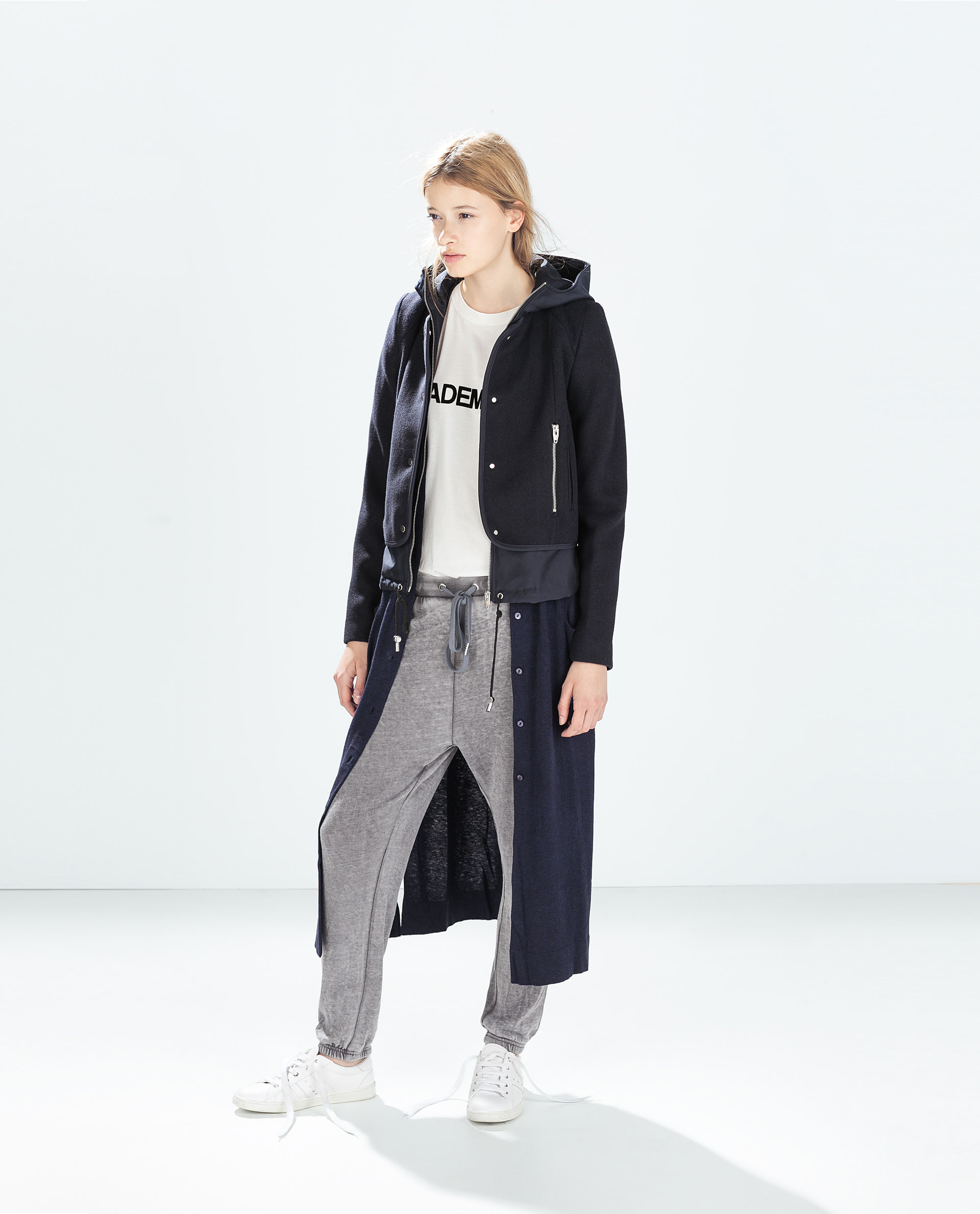 zara jogging trousers