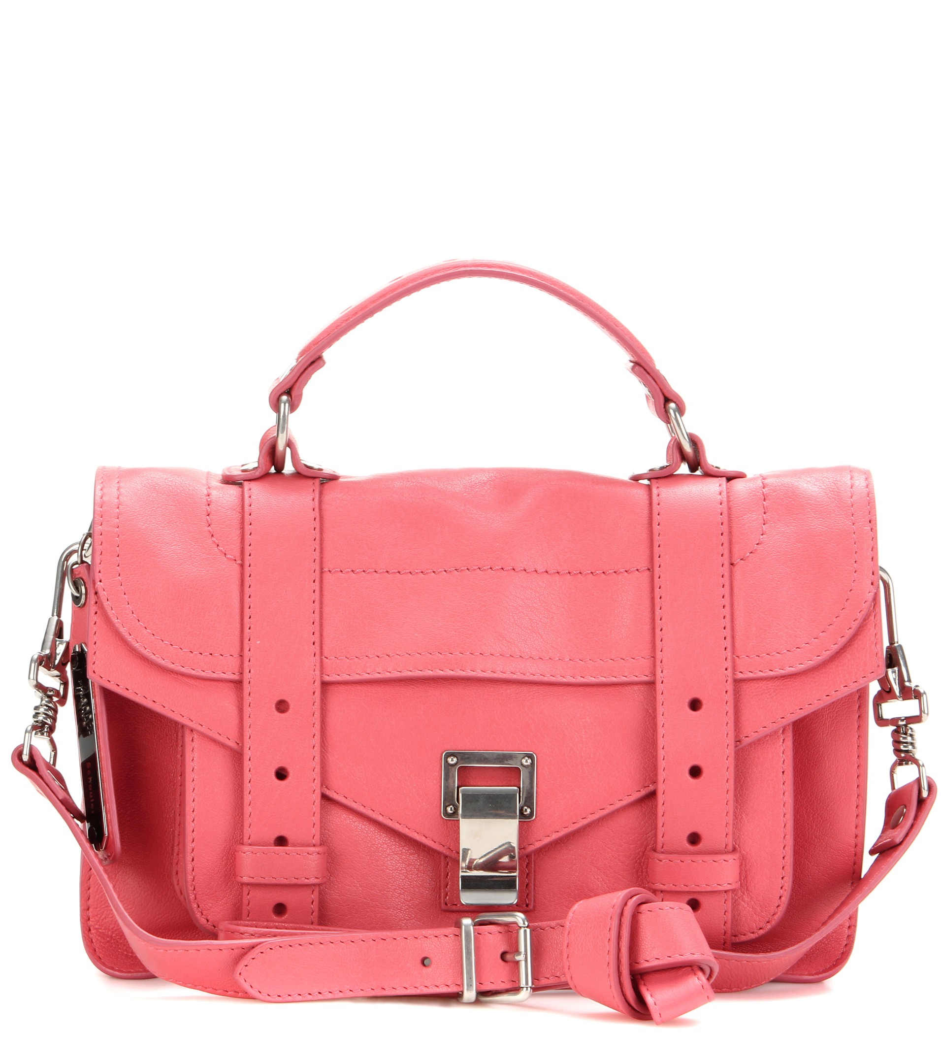 Proenza Schouler Ps1 Tiny Leather Shoulder Bag in Pink - Lyst