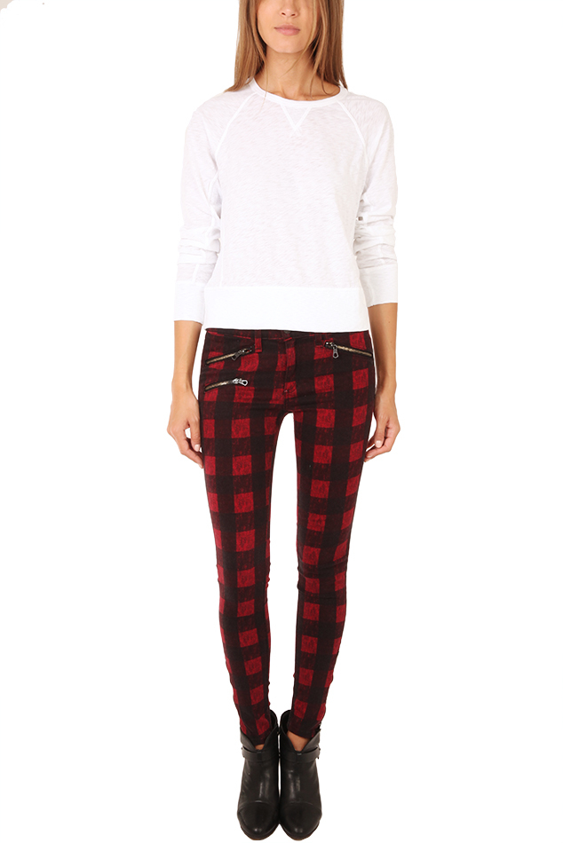 rag & bone plaid pants