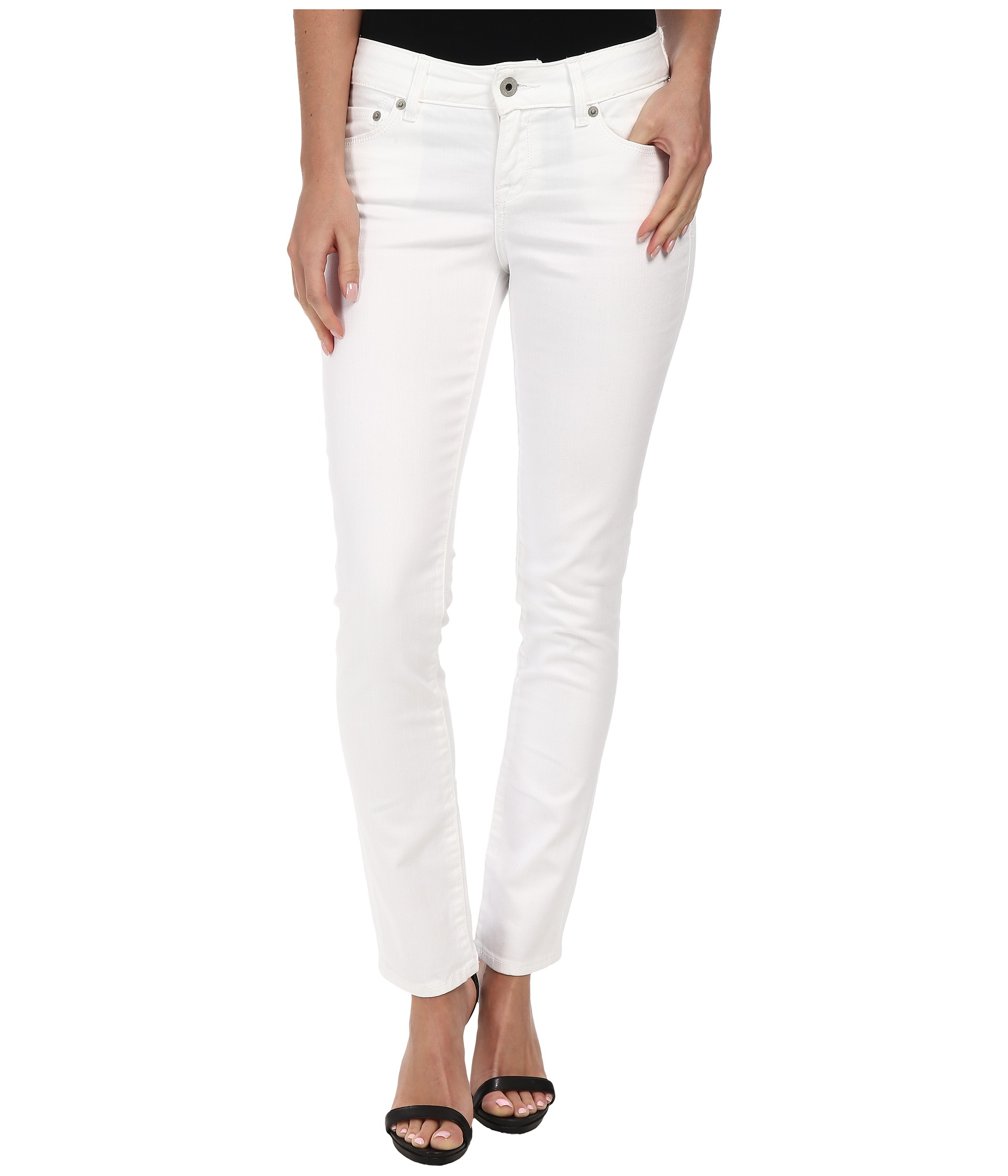 lucky brand white skinny jeans