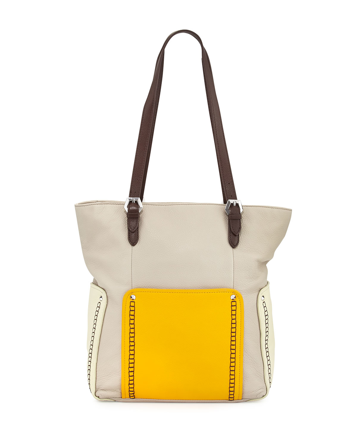 Lyst - Oryany Brooklyn Leather Tote Bag in Natural