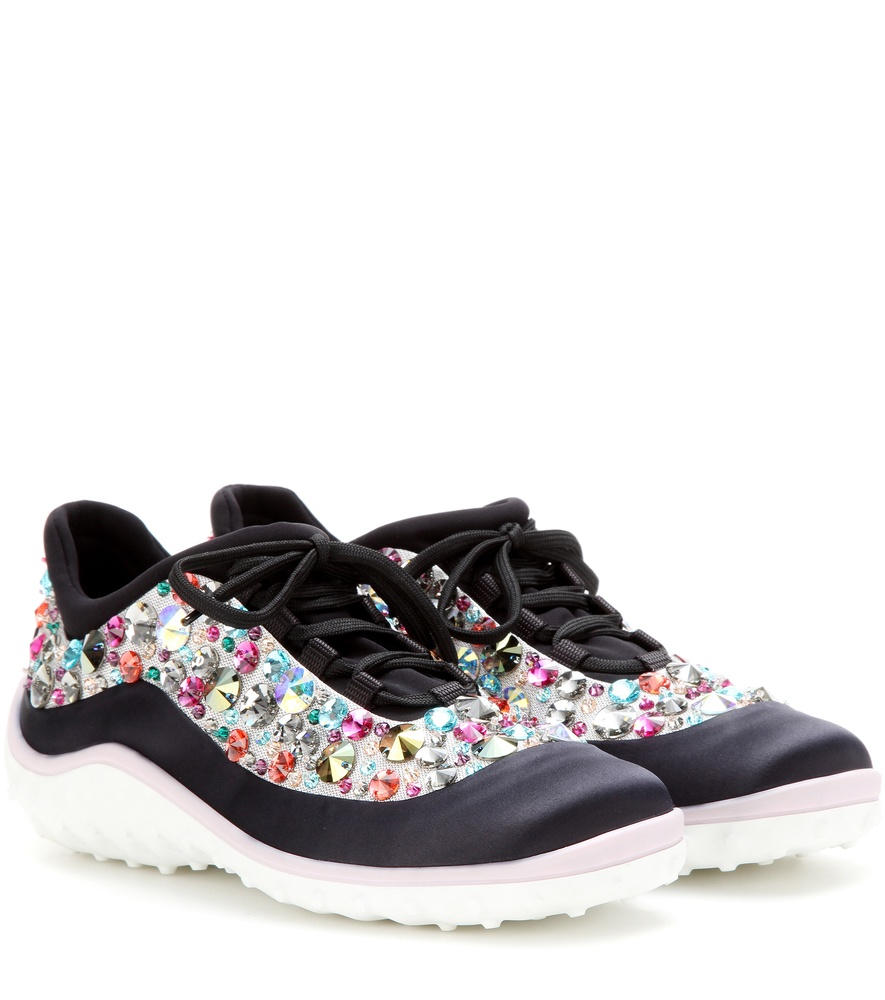 miu miu sneakers miu miu embellished sneakers lyst miu miu sneakers miu miu embellished sneakers lyst