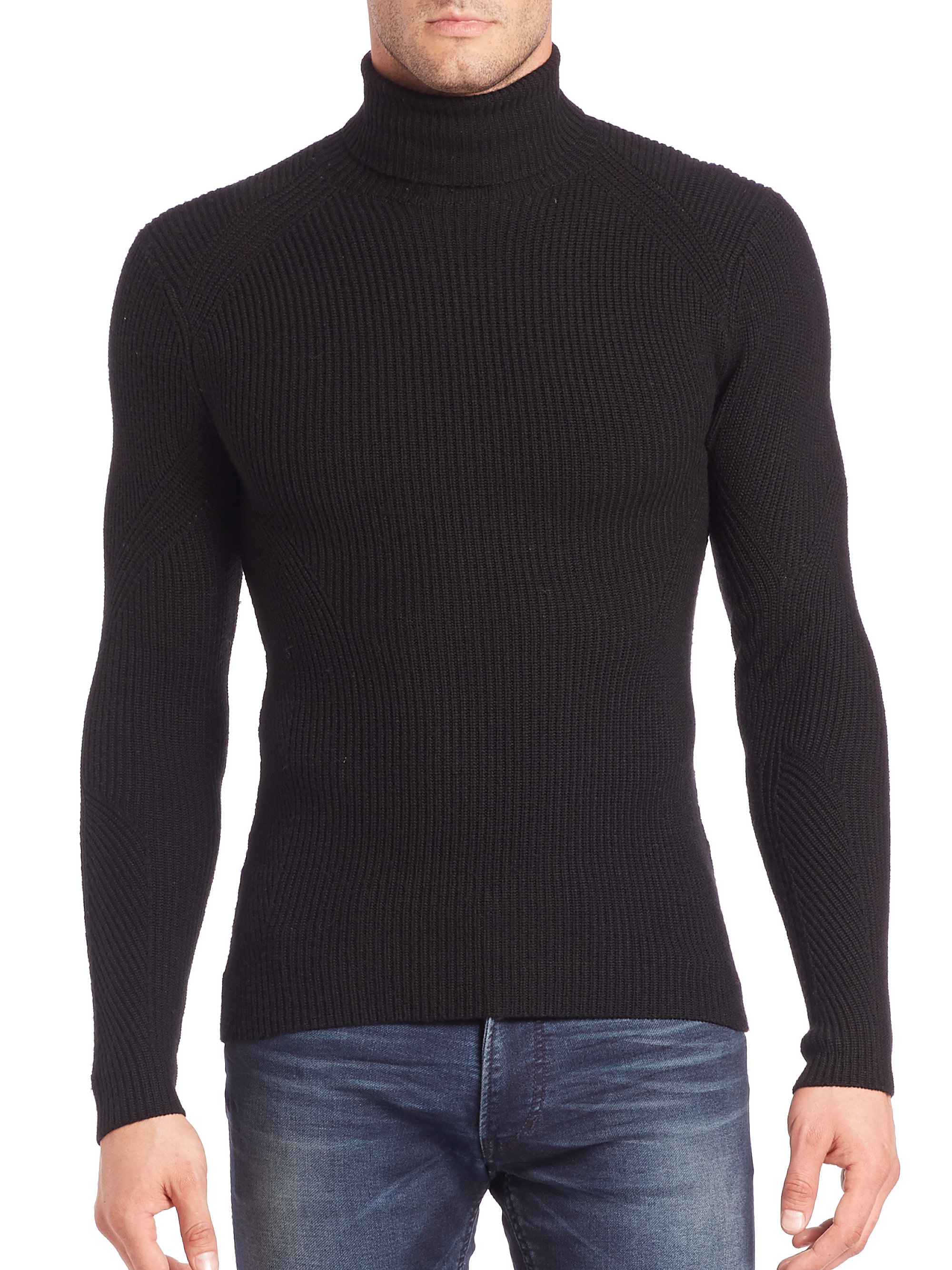 ralph lauren black turtleneck mens