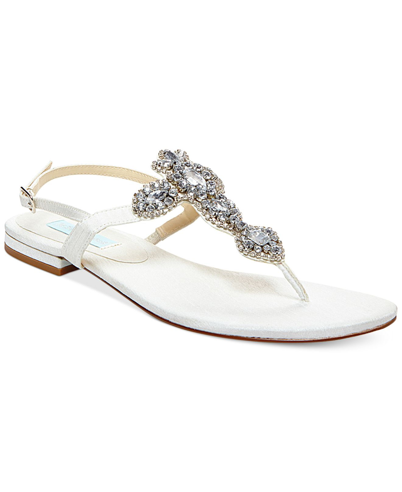 betsey johnson gem sandal