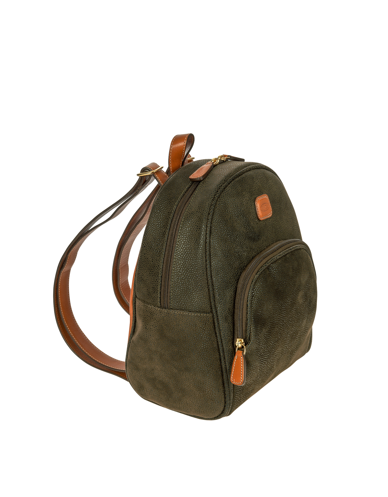 Bric's Life Olive Green Micro Suede Backpack in Green Lyst