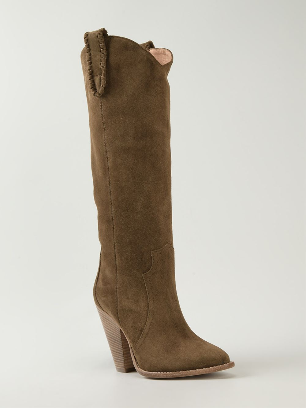 isabel marant calf high boots