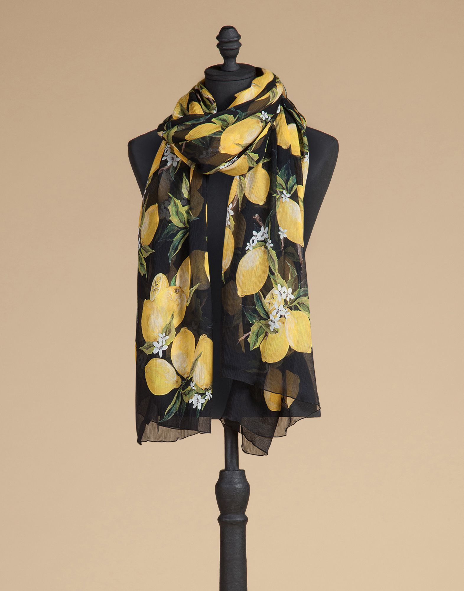 dolce and gabbana lemon scarf